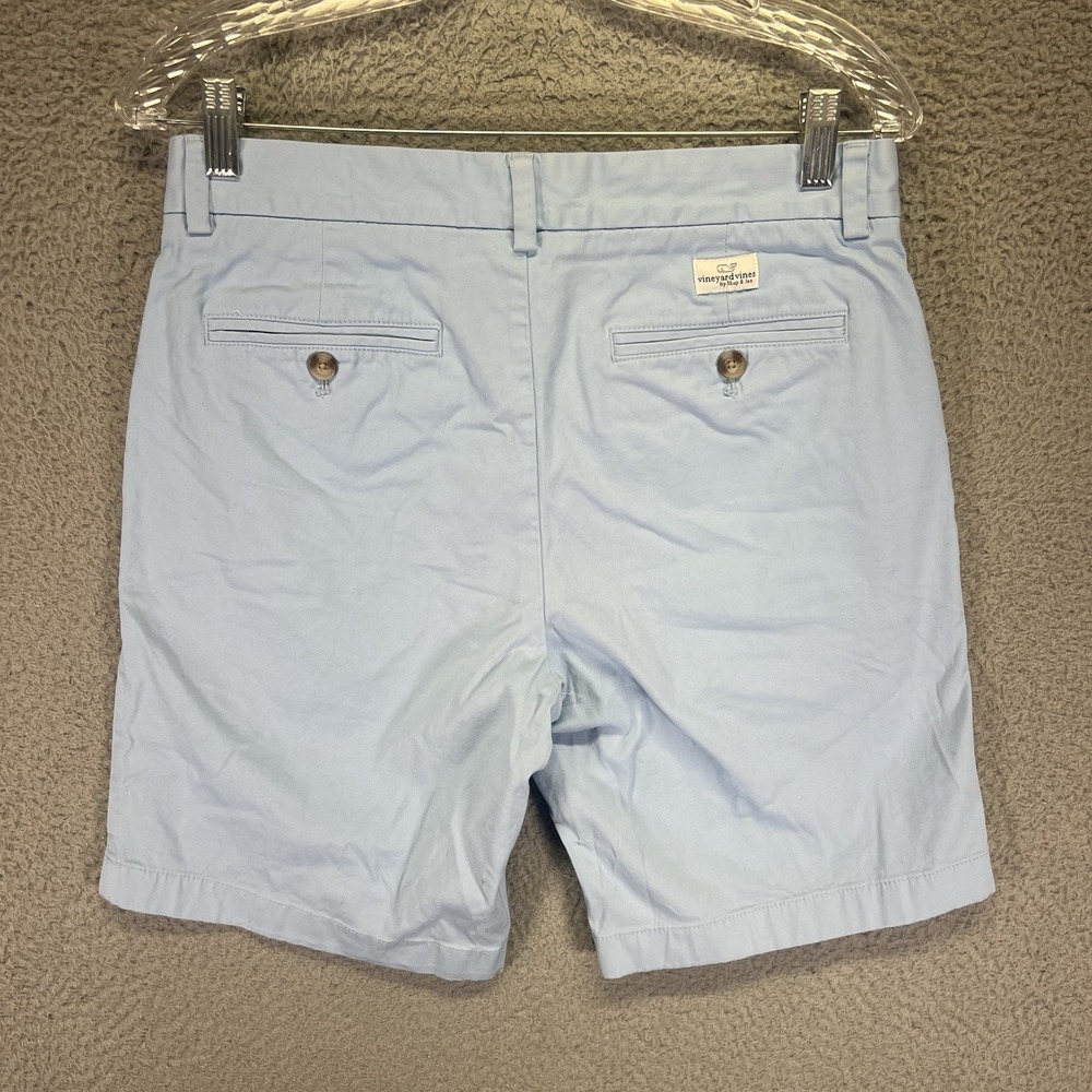 Vineyard Vines Breaker Shorts Mens 30 Blue Chino 9" Stretch Preppy Golf - Picture 7 of 10